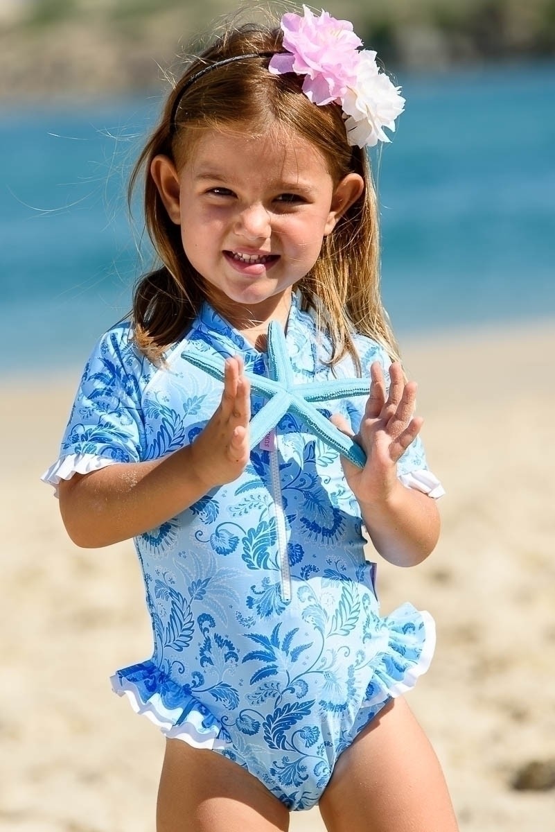 Baby Girls Frill Suit Short Sleeve