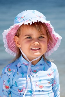 Itfabs Baby Girls' Bucket Hat, Casual Sun Protection Wide Brim Fishman Cap With Chin Strap Pink S